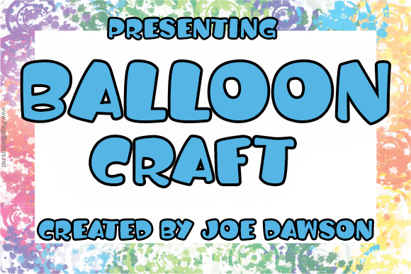 Balloon Craft: A Bold Display Font for Kids and Creatives
