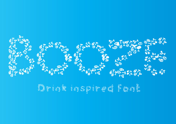Booze Font Adds Playful Flair to Creative Projects