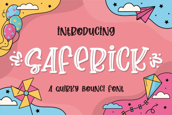 Discover Saferick: A Quirky and Great Display Font for Creative Projects