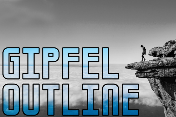 Gipfel Outline: A Bold Statement in Typography