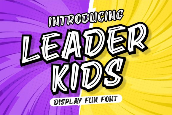 Leader Kids: A Unique Font That Elevates Design Projects