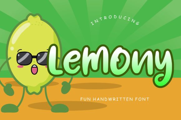 Lemony: A Versatile Display Font for Creative Expression