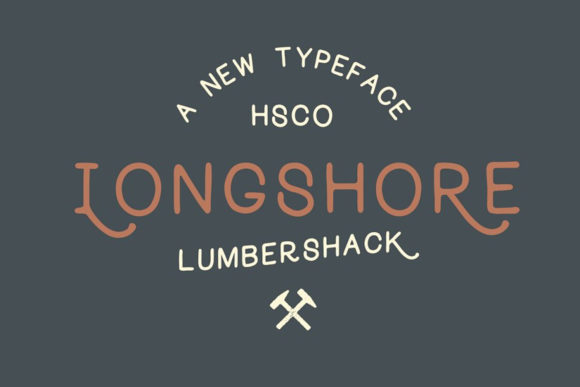 Longshore: A Sweet and Friendly Display Font for Creative Expression