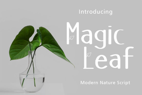 Magic Leaf Font