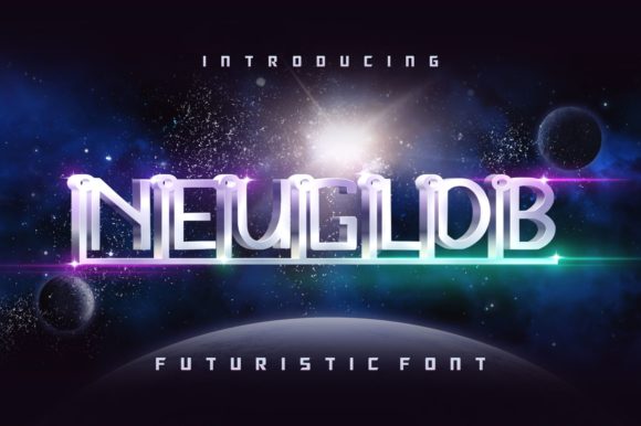 Neuglob: A Playful Font That Celebrates Abstract Shapes in Eclectic Beauty