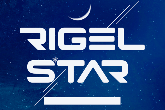 Rigel Star: A Futuristic Display Font That Captures Abstract Beauty