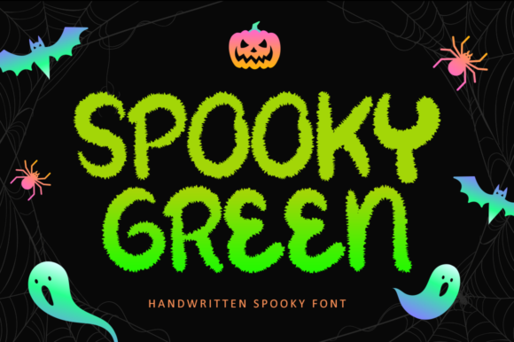 Spooky Green: A Unique Font That Adds Character to Your Designs