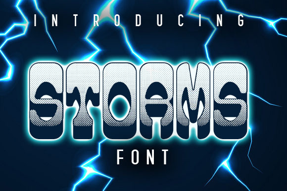 Storms: A Bold Typographic Statement