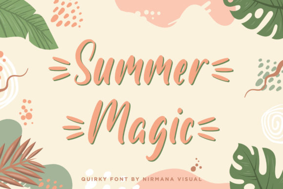 Summer Magic: A Versatile Handwritten Font for Modern Workflows