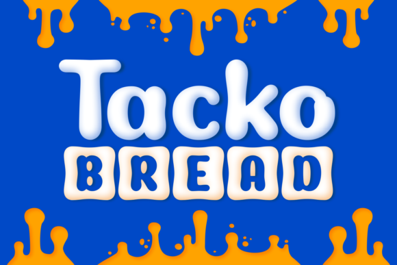 Tackto Bread: A Unique Display Font for Modern Design Projects