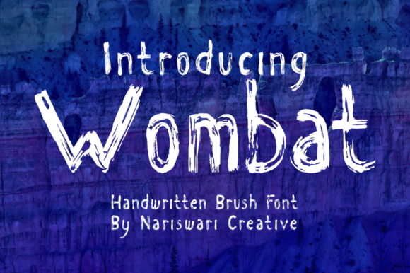 Wombats: A Strong and Modern Display Font