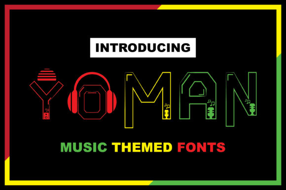 Yoman: A Unique Display Font for Creative Expression